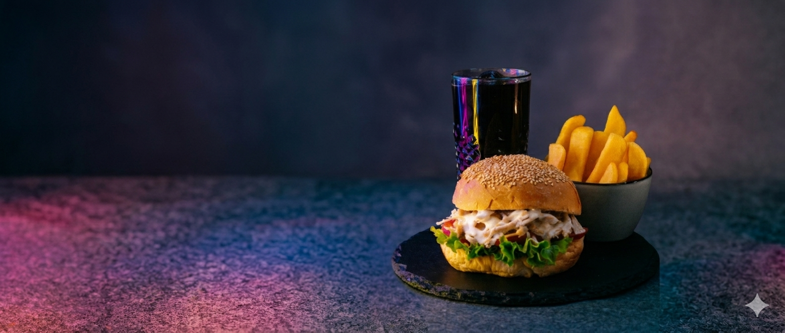 Lima Bar — burger e patatine